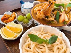 冬阴功汤海鲜乌冬面-小银家日式简餐(中信丹阳花园店)