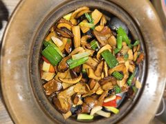 爆炒赤松茸黑牛肝菌-云海肴·汽锅鸡·云南菜(曲江大悦城店)