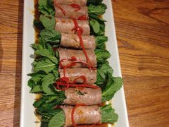 薄荷牛肉卷-云海肴·汽锅鸡·云南菜(美罗城店)