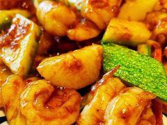 瑶柱酱爆带子虾球-誉八仙酒楼(静安大悦城店)