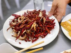 辣炒墨斗爪-松明一烤肉馆(鲁园店)