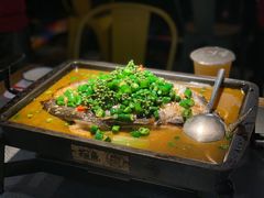 -探鱼·鲜青椒爽麻烤鱼(广州花都来又来店)