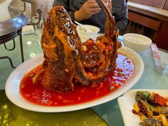 浇汁鲤鱼-宝发园名菜馆