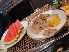 -明洞阿姨·韩式酱蟹烤肉·创意料理(三元桥店)