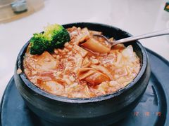 石锅烧杏鲍菇-海龙渔村(万江分店)