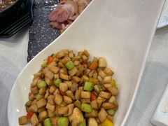 烧汁芦笋炒鲜鲍粒-岭南海晏楼(滨江东总店)