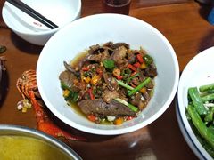 腰肝梅条肉-恋拐子油爆虾·家常菜