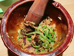 皮蛋青椒擂茄子-费大厨辣椒炒肉(皇庭广场店)