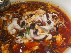盐卤豆花水煮鱼-赠李白·如诗的川味(余杭万达广场店)