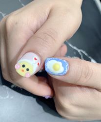 -手牵手美甲