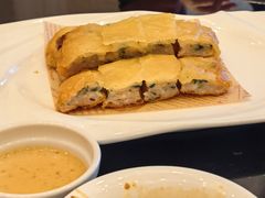 香煎鲜虾小唐菜-新南华大酒店(长寿店)
