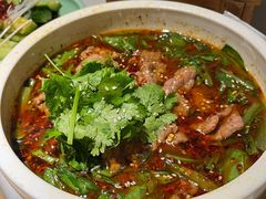 水煮牛肉-绿茶餐厅(西单老佛爷店)