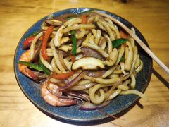 海鲜炒乌冬面-岚山日式料理(郴州友阿国际广场店)