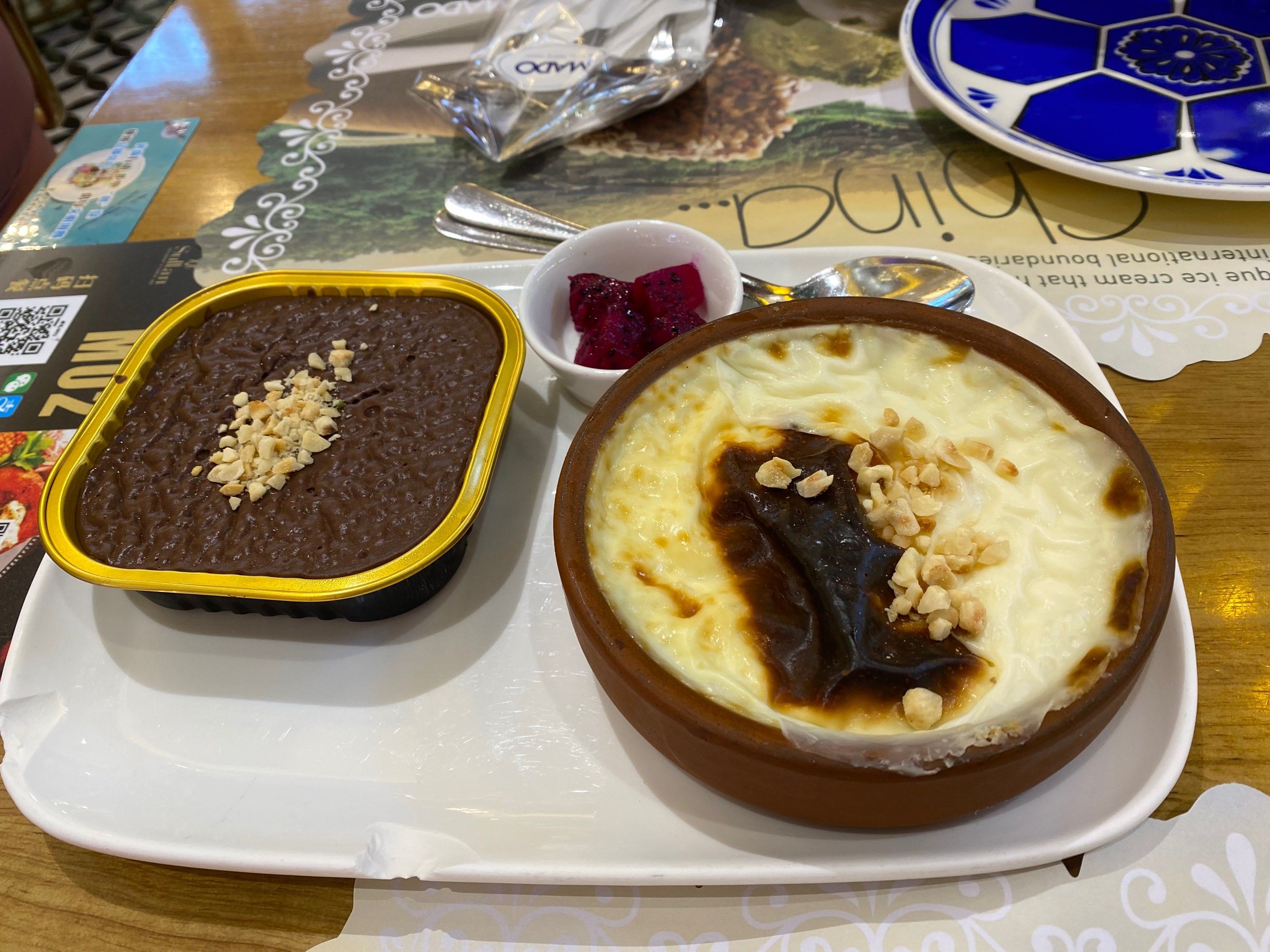 餐厅环境可以,米饭布丁第一次吃,很惊奇