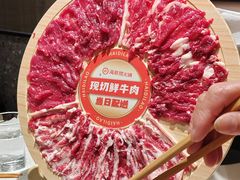 牛肉拼盘-海底捞火锅(巴黎春天浦建店)