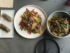 豆角丝炒肉拌转百刀-日上三甘(三里屯店)