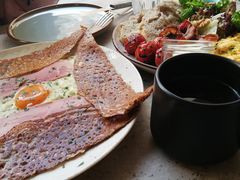 鸡蛋蘑菇熏肉荞麦可丽饼-RAC BAR(安福路店)