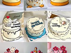 -咖咖熊蛋糕定制·英国蓝风车动物性淡奶油