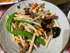 花生芽牛肉-龙桥私厨·姜花菊花过桥鱼·顺德菜(容桂店)