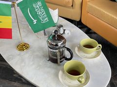 普洱茶-深圳温德姆至尊酒店·大堂吧·户外花园