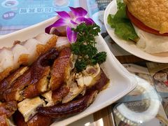 烧肉油鸡双拼-香港新记茶餐厅(湖墅南路店)