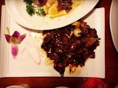 腊八蒜熘肝尖-院落创意菜