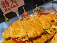 吉列猪扒牛角包-广九餐室(陈家祠扬韬广场店)