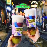 上海的风情街里喝奶茶是什么感觉