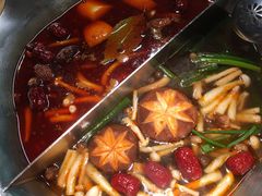 台式麻辣拼菌菇锅底-湊湊火锅·茶憩(东城万达店)