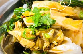 Dry-Scraped Chicken Noodles