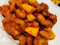 菠萝古老肉-一盏明灯全素斋(殊像寺店)