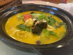 浓汤金钩杂菜煲-烧肉馆(古北水镇景区店)
