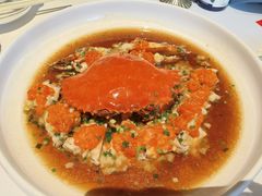 葱油蒸红膏蟹-玫瑰厅上海菜(兴国路店)