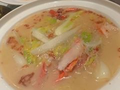 雪蟹奶汤白菜-毛家饭店·30年融合新湘菜(汉峪金谷店)