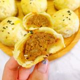 传统苏式鲜肉月饼，鲜香美味一口掉渣！