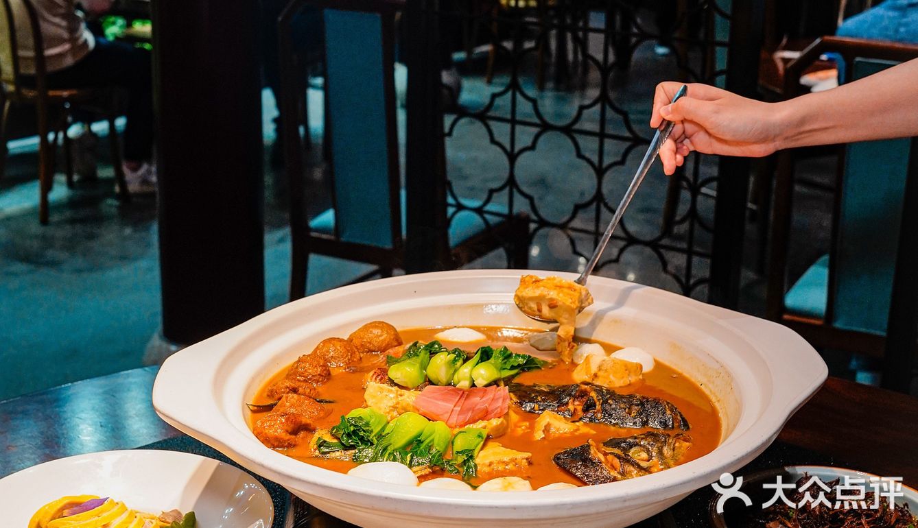 杭州宴请餐厅‼️江南庭院里品味地道杭帮菜