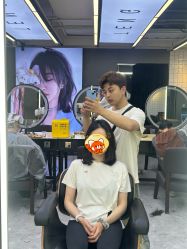 点击看大图 -藤野造型烫发染发