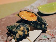 海胆天妇罗-炎橘·板前料理 Omakase