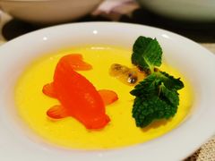 锦鱼戏百香果布丁-万丽轩·粤菜(王府井金茂万丽酒店)