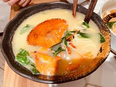 膏蟹汤面-十面欢腾·海鲜面·台式Bistro(长乐路店)