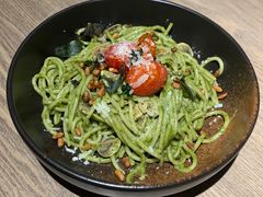 自制罗勒酱蘑菇意粉-Maxpoint Kitchen 西餐咖啡(乐峰广场店)