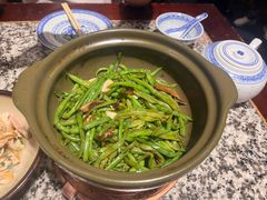 酱香肉炒扁豆丝-南京大牌档(崇文门国瑞店)