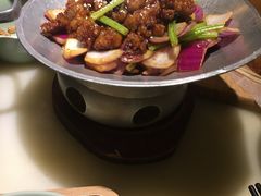 蒜香蜜汁排骨-绿茶餐厅(西单老佛爷店)