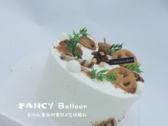 -卡比儿童蛋糕·心意定制·低脂零卡糖动物奶油FancyBALLOON(滨海店)