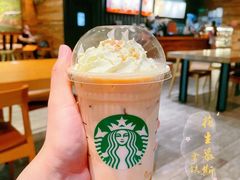 花生蛋糕拿铁pml-星巴克(苏州昆山花桥游站店)