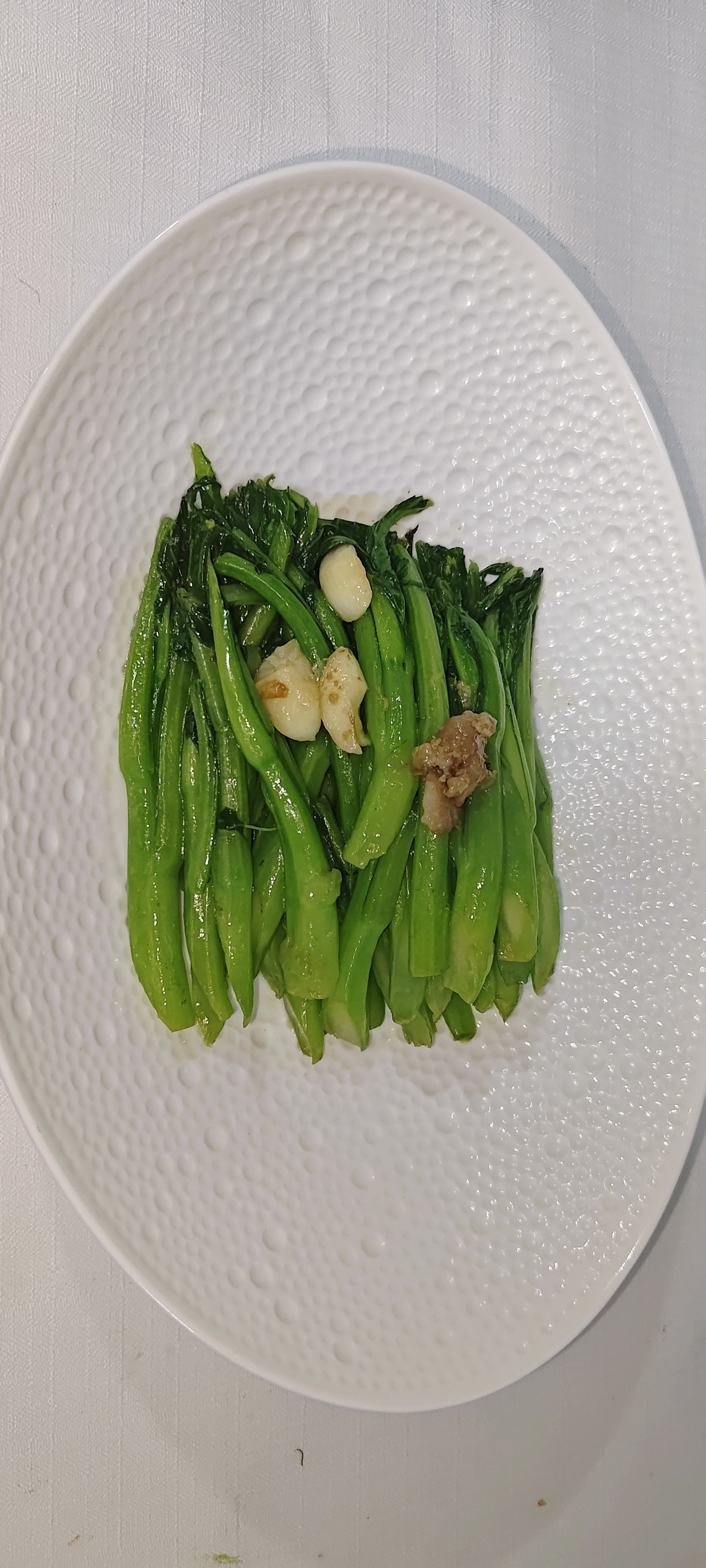 粤菜 拍蒜炒菜心 吃起来味道感觉还挺好
