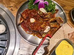 -明洞阿姨·韩式酱蟹烤肉·创意料理(三元桥店)