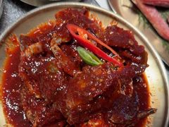 -草家酱蟹炭火烤肉店(珲春南路二店)