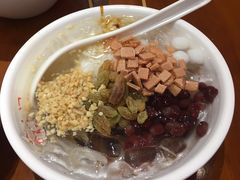 玫瑰红糖冰粉-蓉李记成都名小吃(合肥包河万达店)