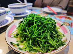 鸡油炒豆苗-细记港九宵夜大牌档(南京西路丰盛里店)